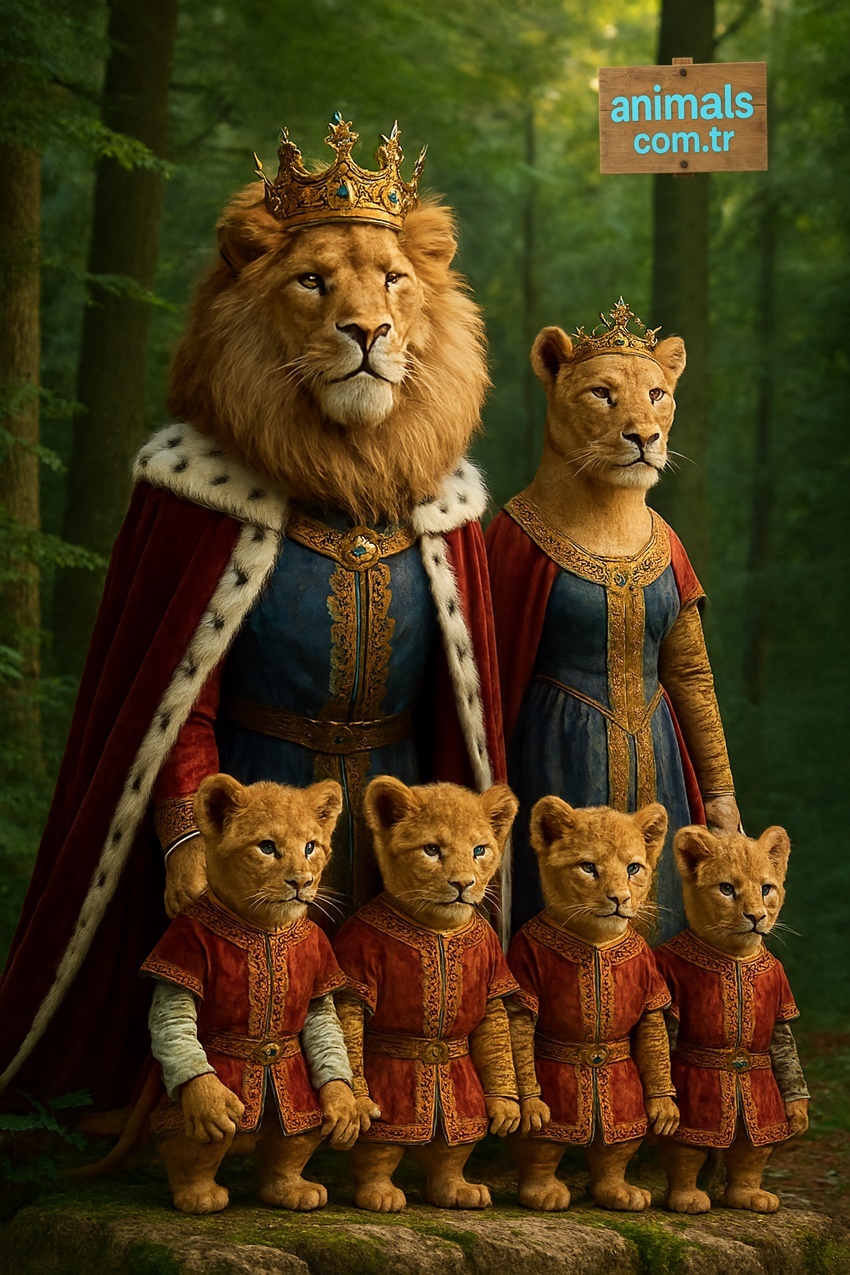 lions,king lion,queen lion,lion family,animals.com.tr,animal