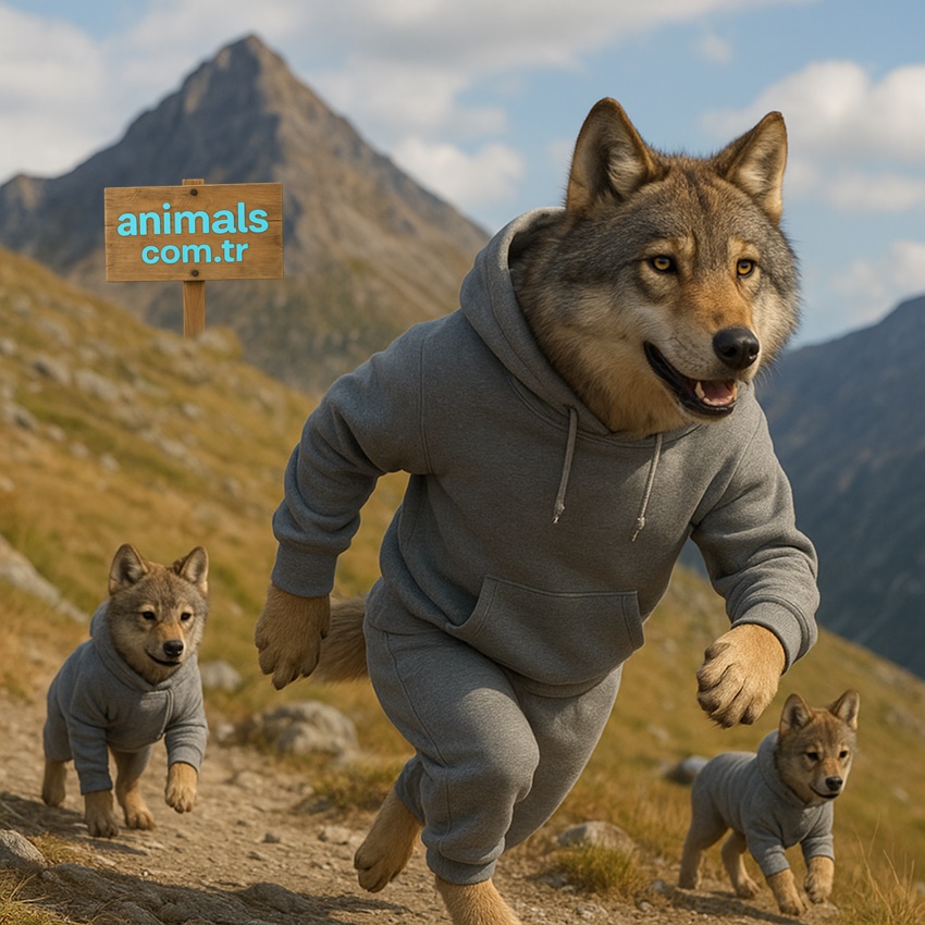 wolf,wolf family,animals,wolf and her chicks,animals.com.tr,animal,the wolf is running